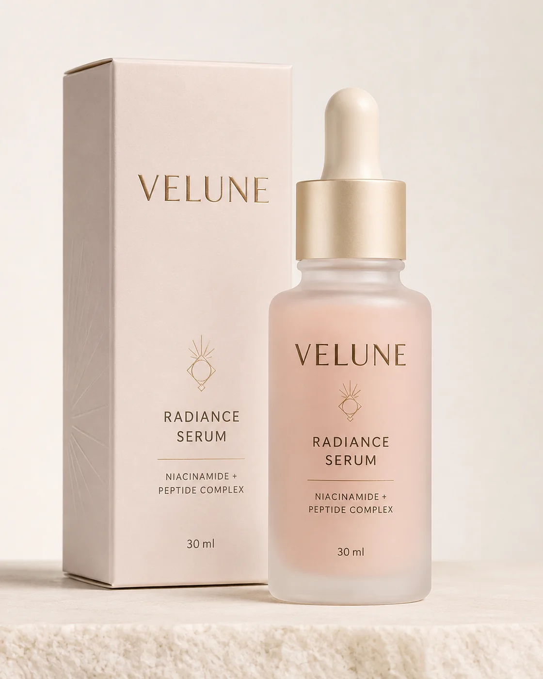 Velune AI product concept still