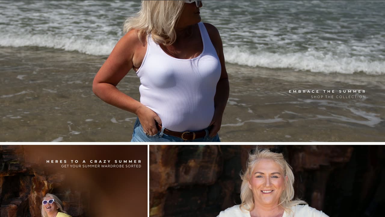 Caza Clothing editorial-era website walkthrough